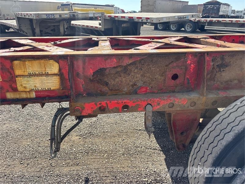  Max-Atlas Tri/A Extendable Container Trailer Kontejnerske prikolice