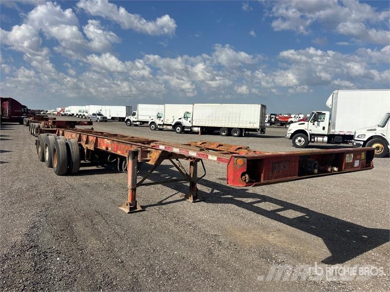  Max-Atlas Tri/A Extendable Container Trailer Kontejnerske prikolice