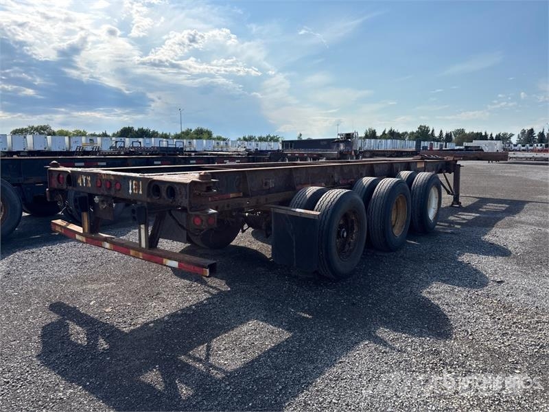 Max Atlas Tri/A Extendable Container Trailer Remolques portacontenedores