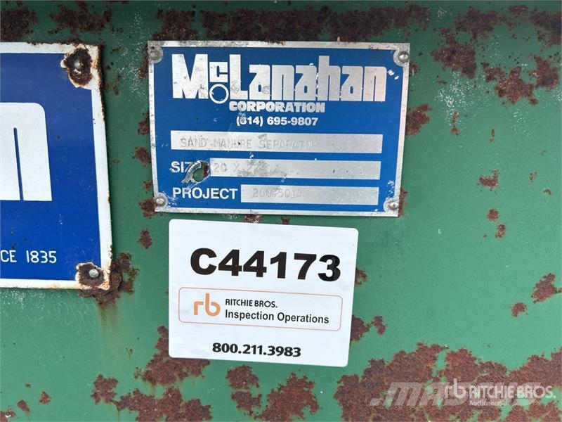 MCLANAHAN Electric Sand Manure Separator 其他農業機械