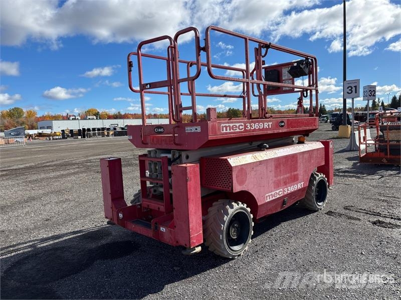 MEC 3369RT 4x4 Diesel Scissor Lift Scissor lifts