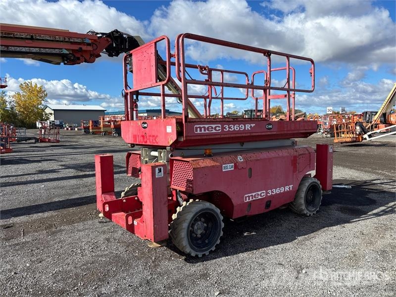 MEC 3369RT 4x4 Diesel Scissor Lift Scissor lifts