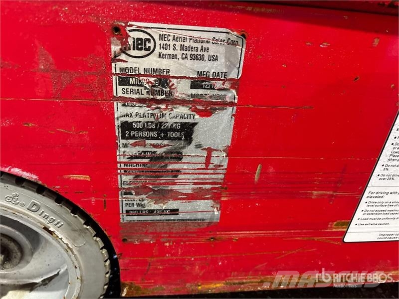 MEC Scissor Lift Škarjaste dvižne ploščadi
