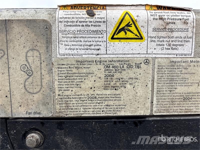 Mercedes-Benz OM 460LA 450 HP 12.8L Engine Kargo motori