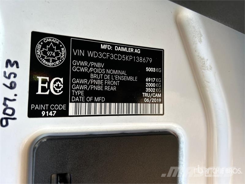 Mercedes-Benz Sprinter 3500 XD 4x2 Utility Truck 皮卡车
