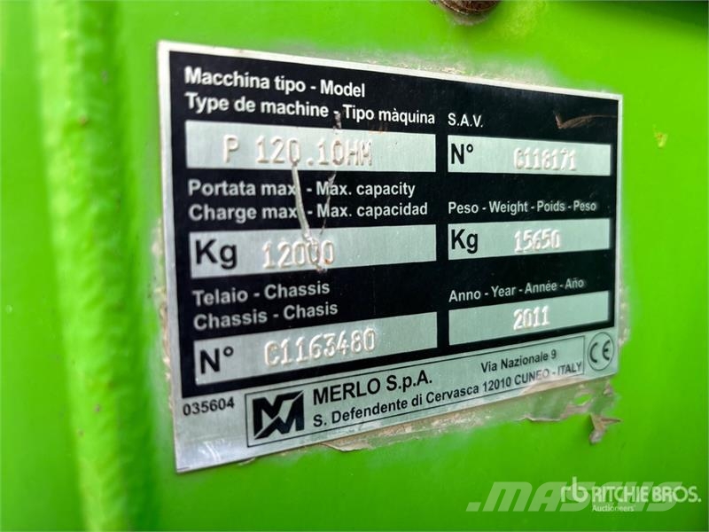 Merlo P120.10HM Telehandler Telescopic handlers