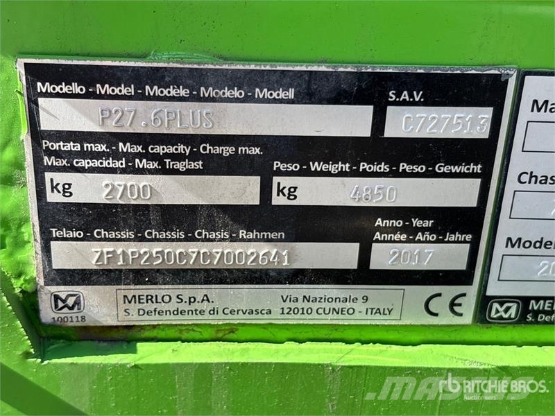 Merlo P27.6Plus Telehandler Teleskoplader