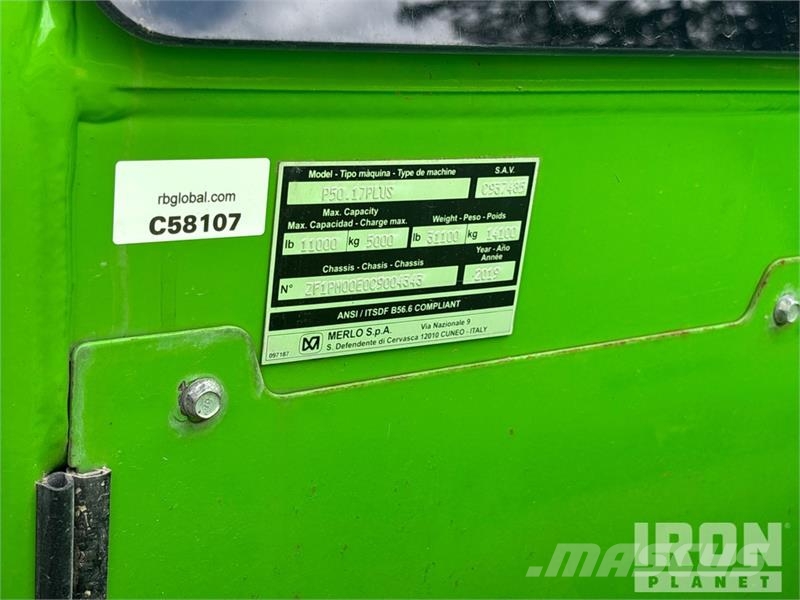 Merlo P50.17PLUS Telehandler Teleskopski viličari