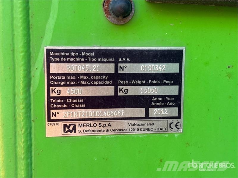 Merlo Roto 45.21 Telehandler Teleskoplader