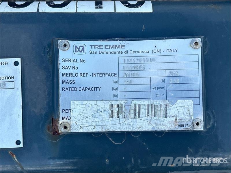 Merlo Telehandler Carriage Other components