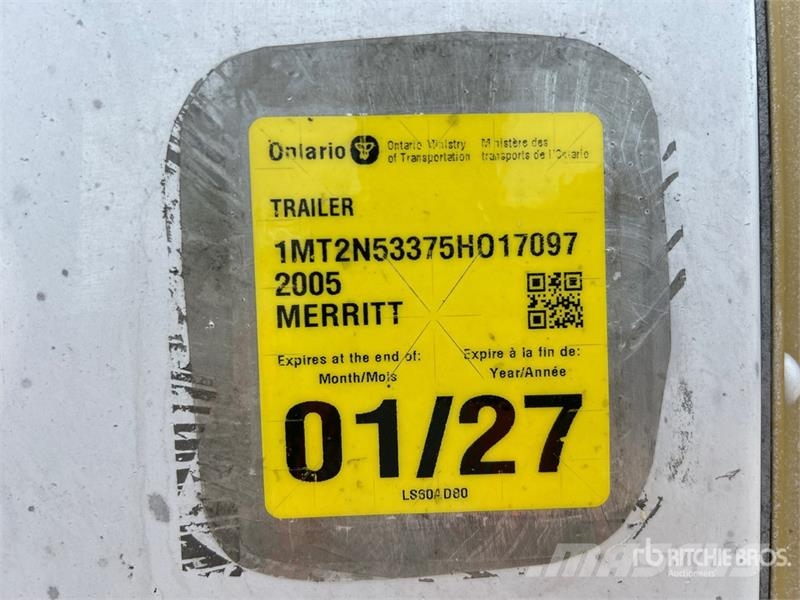 Merritt 53 ft Tri/A Livestock Trailer مقطورات نقل الحيوانات