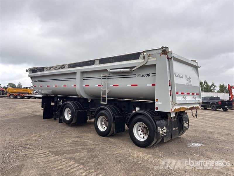 Midland SL3000 35 ft Tri/A End Dump Trailer Damperli römorklari