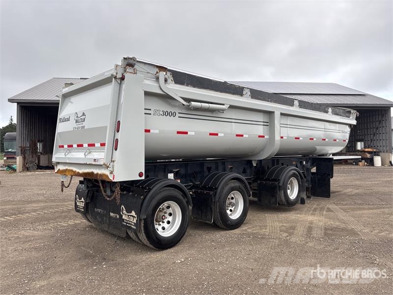 Midland SL3000 35 ft Tri/A End Dump Trailer Damperli römorklari