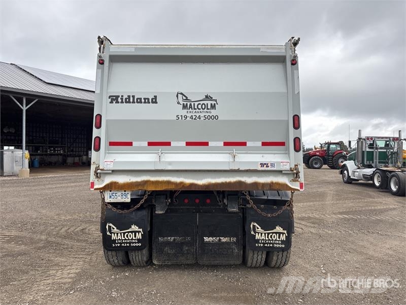 Midland SL3000 35 ft Tri/A End Dump Trailer Damperli römorklari