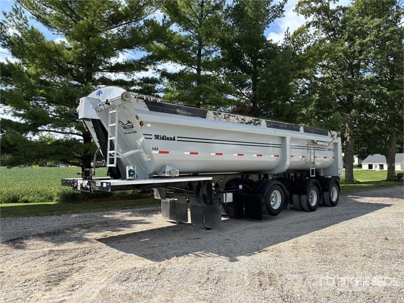 Midland SL3000 35 ft Tri/A End Dump Trailer Damperli römorklari