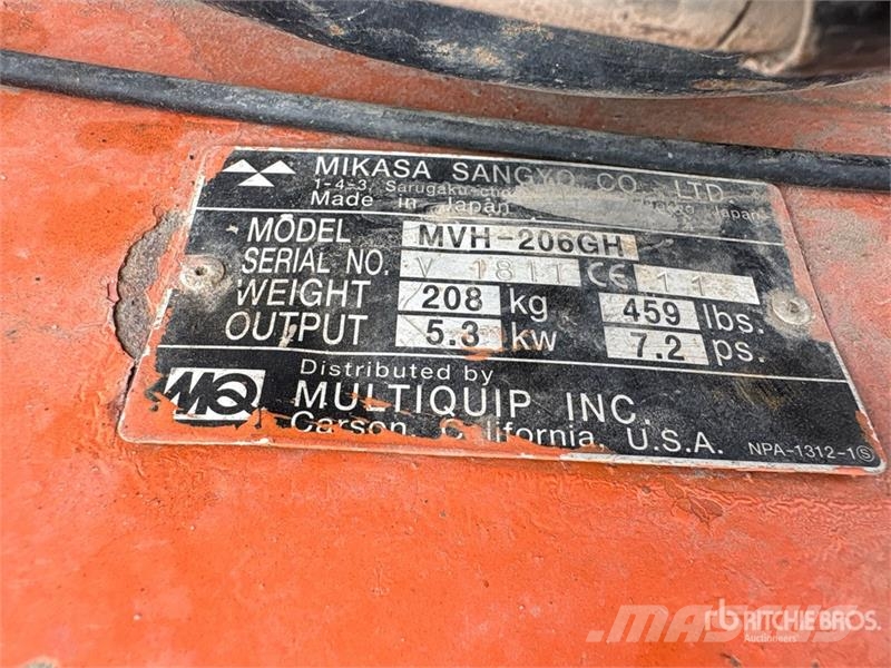 Mikasa MVH206GH Vibrationsgeräte