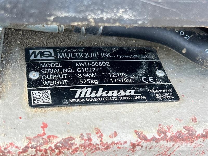 Mikasa MVH508DZ Vibratory Plate Compactor Trilmachines