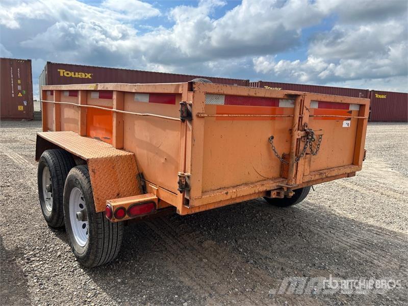 Miska 10 ft T/A Dump Utility Trailer Kipper