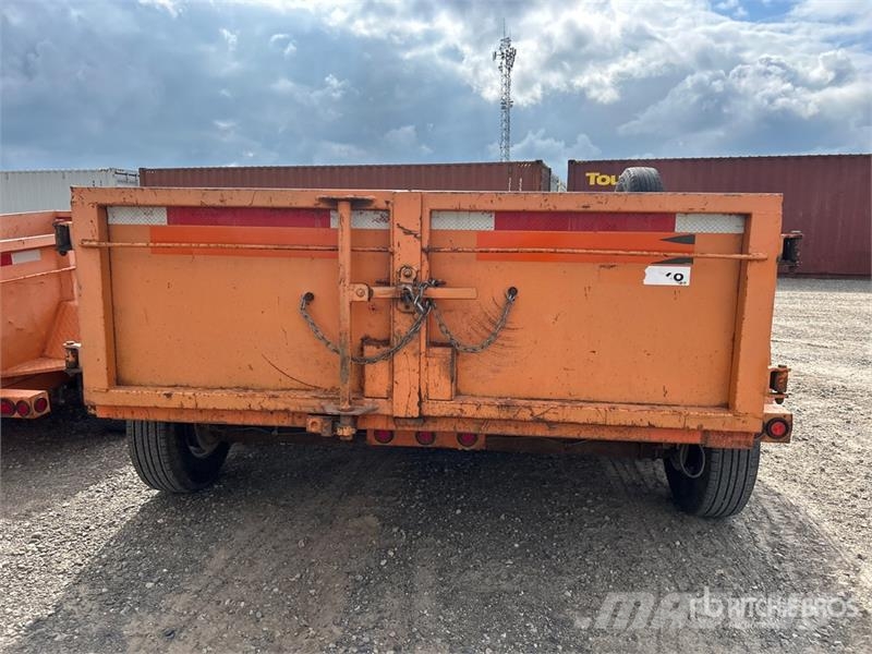 Miska 10 ft T/A Dump Utility Trailer Kipper