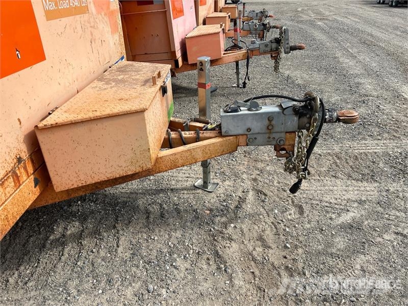 Miska 10 ft T/A Dump Utility Trailer Kipper