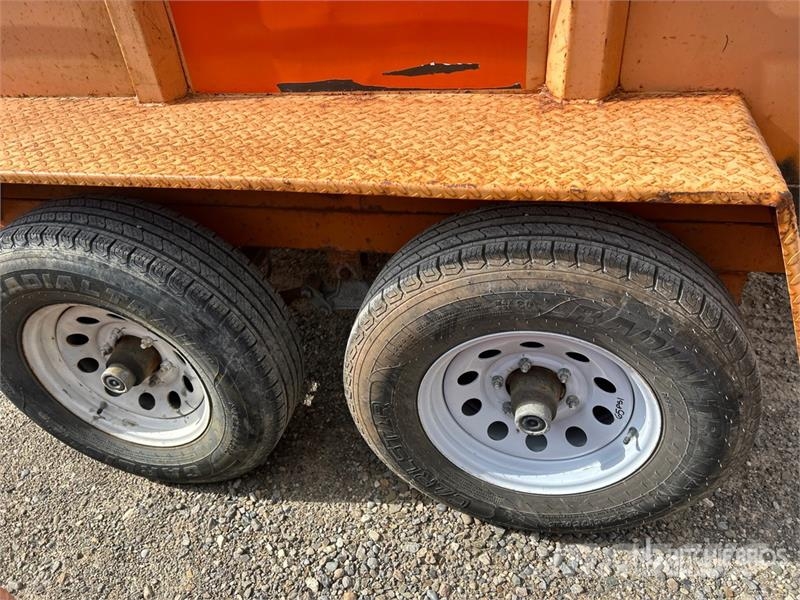 Miska 10 ft T/A Dump Utility Trailer Kipper