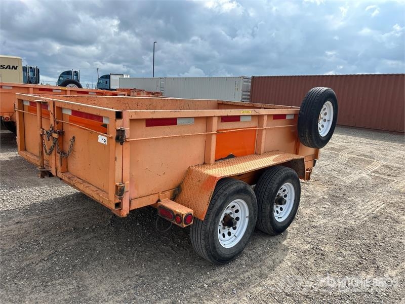 Miska 10 ft T/A Dump Utility Trailer Kipper
