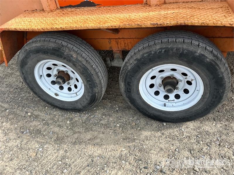 Miska 10 ft T/A Dump Utility Trailer Kipper