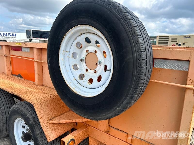Miska 10 ft T/A Dump Utility Trailer Kipper