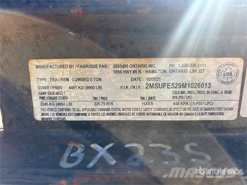 Miska 10 ft T/A Utility Trailer Прочие прицепы
