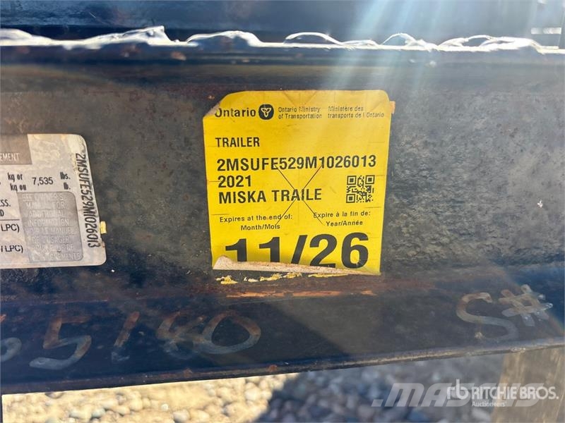 Miska 10 ft T/A Utility Trailer Прочие прицепы