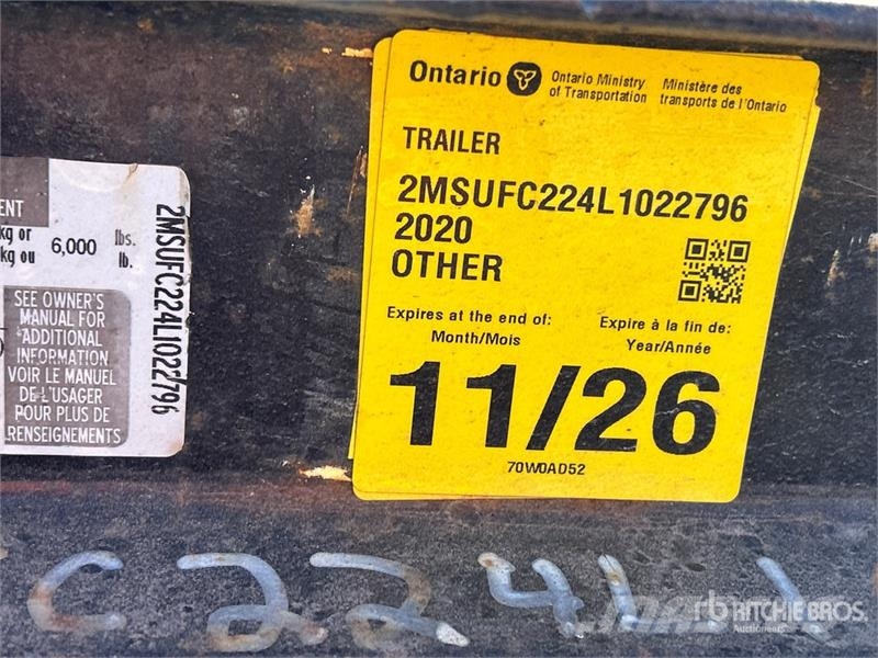  Miska 10 ft T/A Utility Trailer مقطورات أخرى