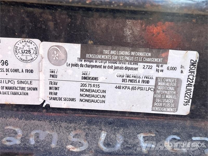  Miska 10 ft T/A Utility Trailer مقطورات أخرى