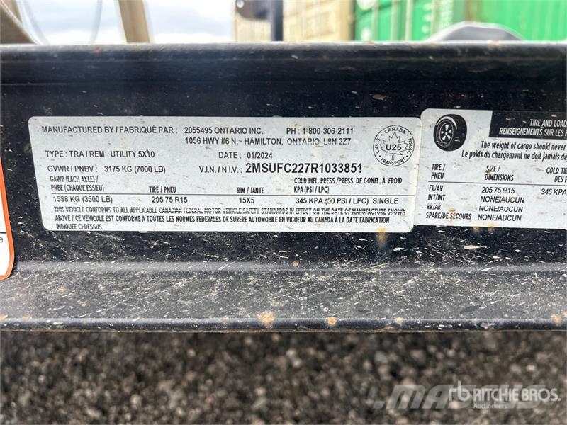  Miska 10 ft T/A Utility Trailer Druge prikolice