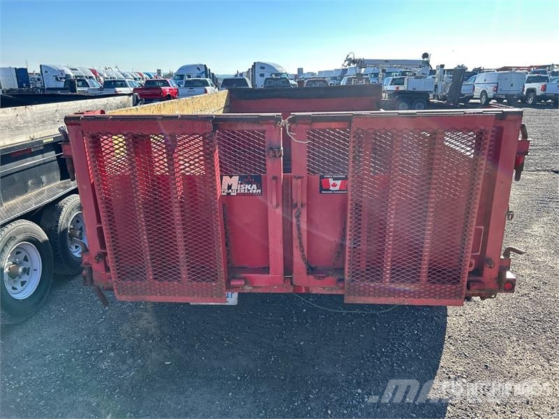  Miska 14 ft T/A Dump Utility Trailer Kipper