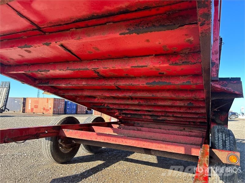  Miska 14 ft T/A Dump Utility Trailer Kipper
