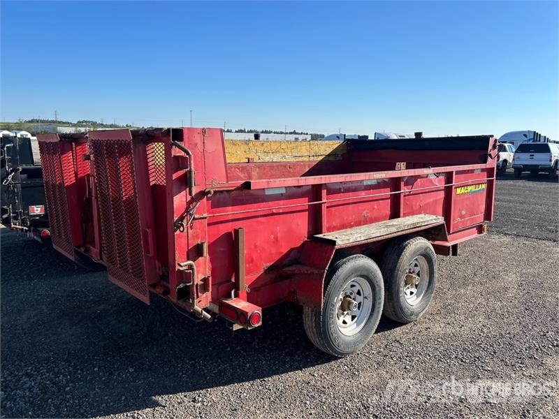  Miska 14 ft T/A Dump Utility Trailer Kipper
