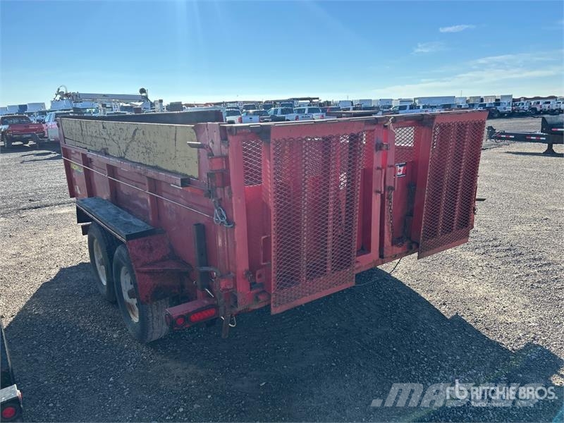  Miska 14 ft T/A Dump Utility Trailer Kipper