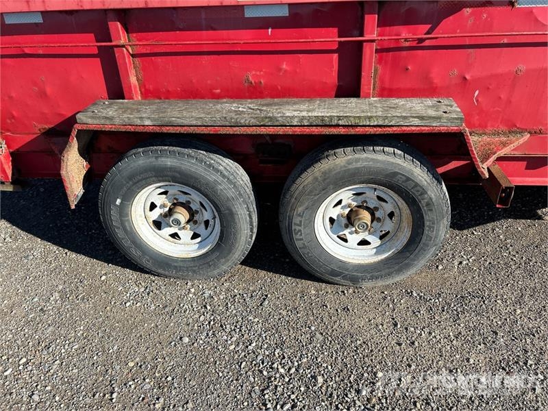  Miska 14 ft T/A Dump Utility Trailer Kipper