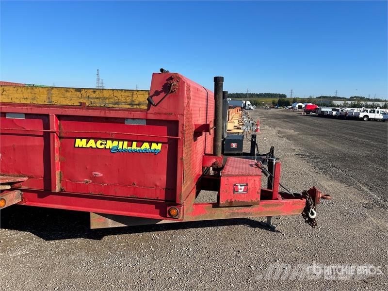  Miska 14 ft T/A Dump Utility Trailer Kipper