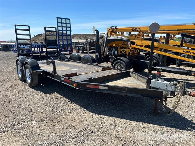  Miska 14 ft T/A Equipment Trailer Remolques para transporte de vehículos