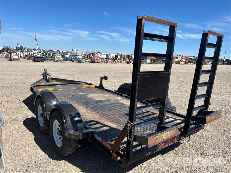  Miska 14 ft T/A Equipment Trailer Remolques para transporte de vehículos