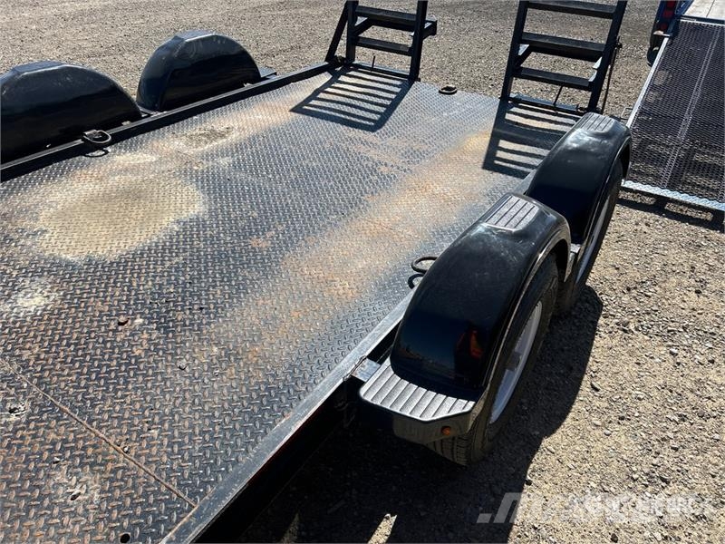  Miska 14 ft T/A Equipment Trailer Remolques para transporte de vehículos