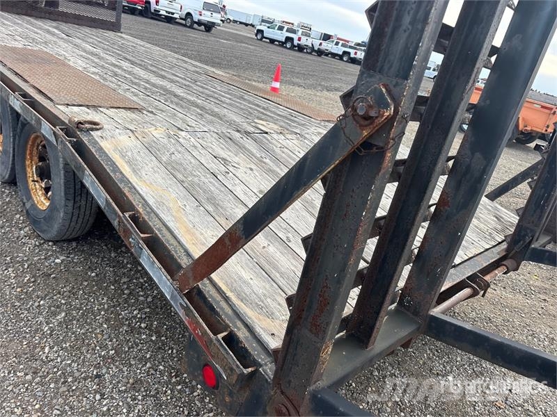 Miska 20 ft T/A Equipment Trailer Autovežių priekabos