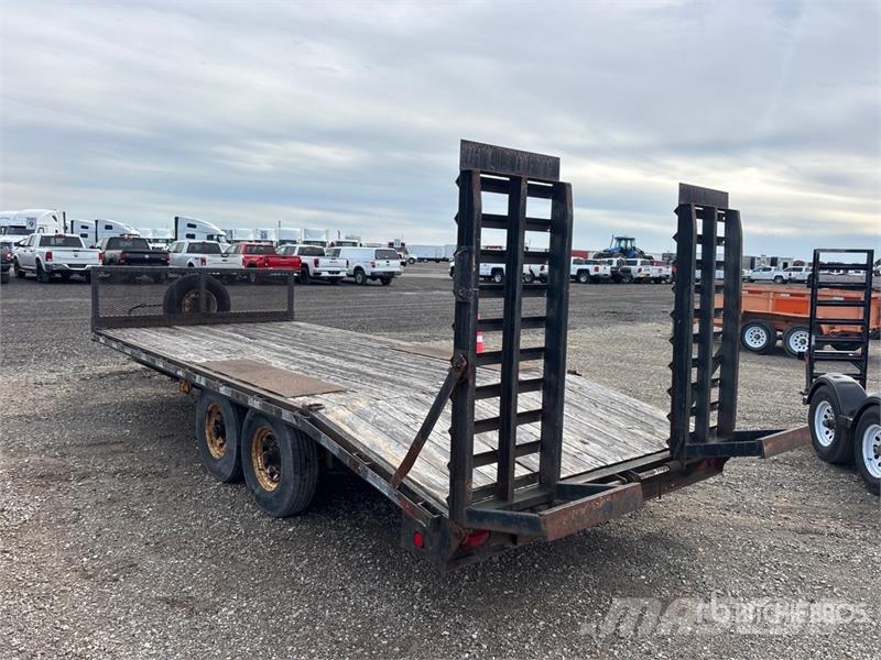 Miska 20 ft T/A Equipment Trailer Autovežių priekabos