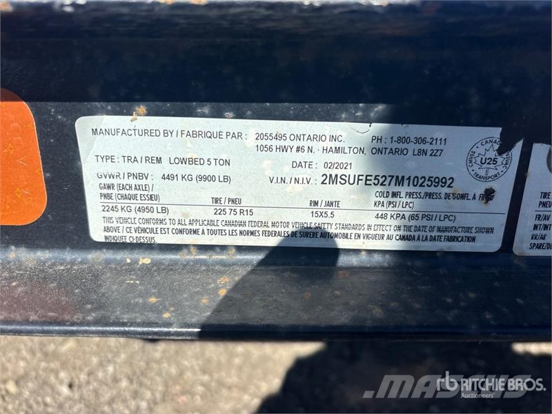  Miska 5X10UT 10 ft T/A Utility Trailer 其他拖车