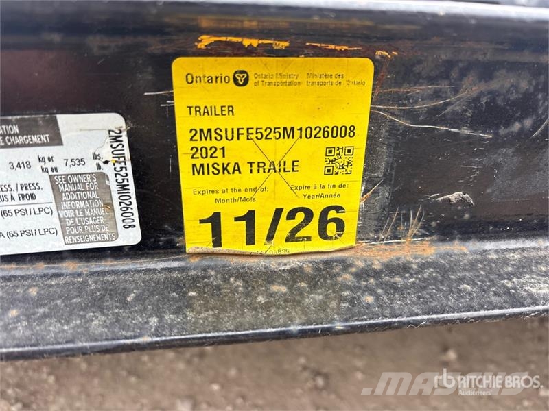 Miska 5X10UT 10 ft T/A Utility Trailer Andre hengere