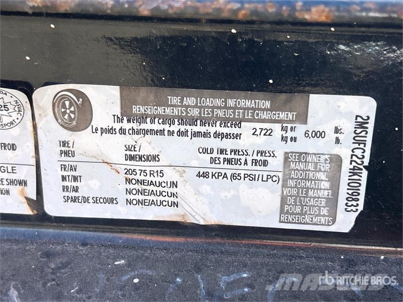 Miska 5X10UT 10 ft T/A Utility Trailer Ostale prikolice