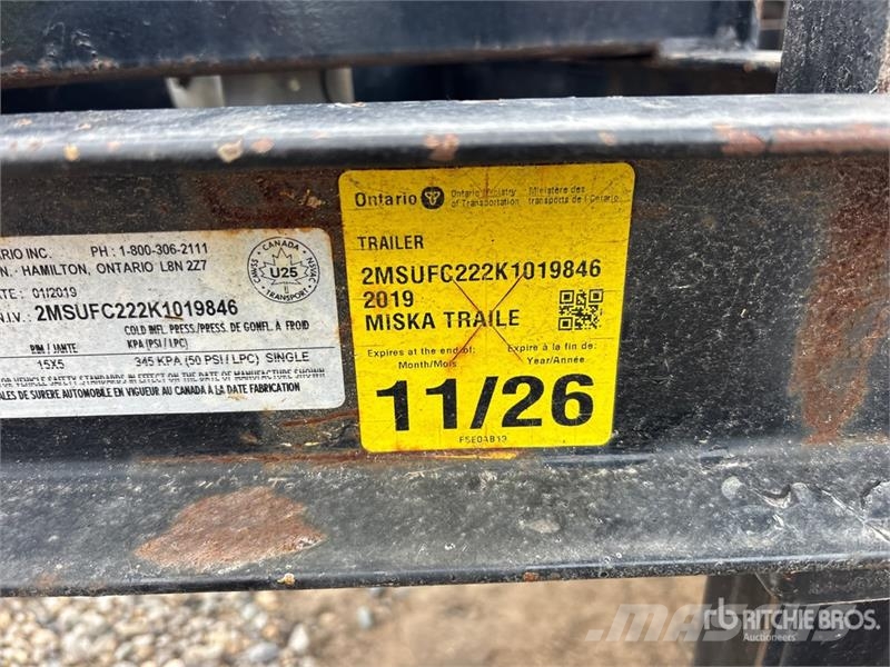  Miska 5X10UT 10 ft T/A Utility Trailer Інші причепи