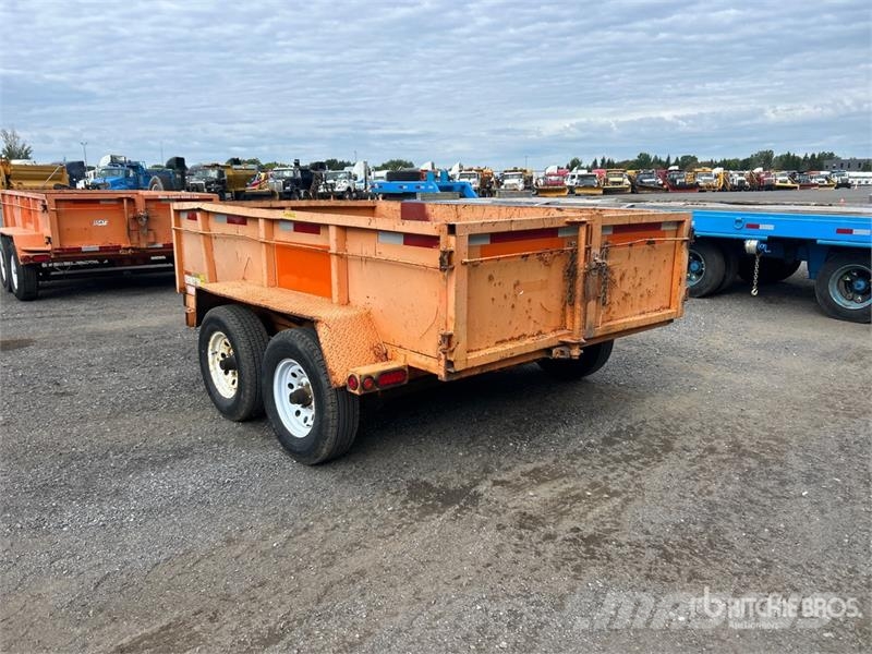 Miska 610 10 ft T/A Dump Utility Trailer Kallur-haagised