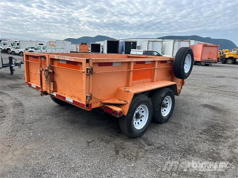 Miska 610 10 ft T/A Dump Utility Trailer Kipper